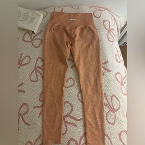 Divine Women's High-Waisted Leggings in Warm Orange